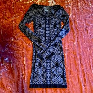 Tight Free People patterned dress